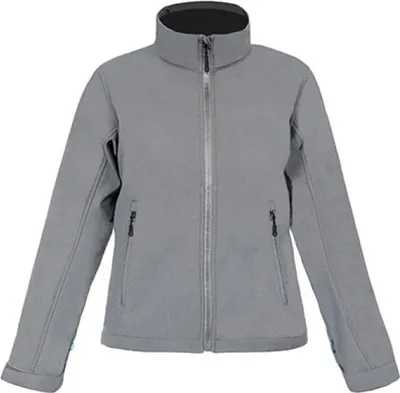 Produktbild von Softshell Jacke C+ Plus Size Damen, Stahlgrau, XXXL