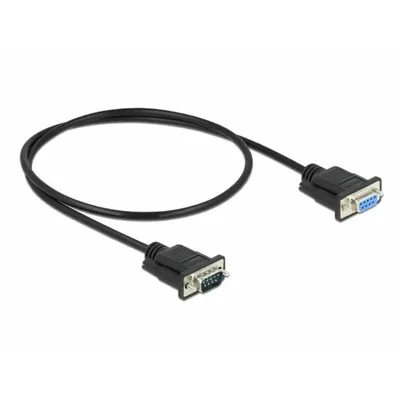 Produktbild von DELOCK Seriell RS-232 D-Sub9 Steck.<BU. schmale Geh.0,5m