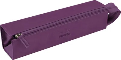 Produktbild von Rhodia, stabiles Schlampermäppchen, rechteckig 23x5x5 cm, violett