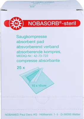 Zdjęcie produktu dla NOBASORB-steril 10x10 P1, 25 St COM