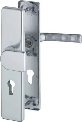 Obrázek produktu pro Bezpečnostní kování London 78G/2221A/2440/113 Alu.F2 92mm 67-72mm HOPPE