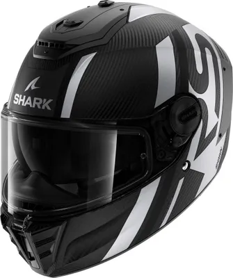 Produktbild von SHARK SPARTAN RS CARBON SHAWN MATT Integralhelm XS in grau/schwarz