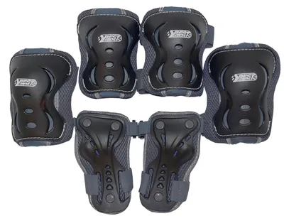 Produktbild von Best Sporting Schützer Set HQ, Kinder Knie-, Ellenbogen- und Handgelenkschützer, Größe XS/S M