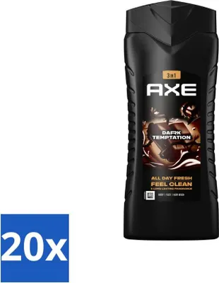 Produktbild von Axe 3-in-1 Duschgel XL Dark Temptation 400 ml - Vorteilspack - 20 Stücke