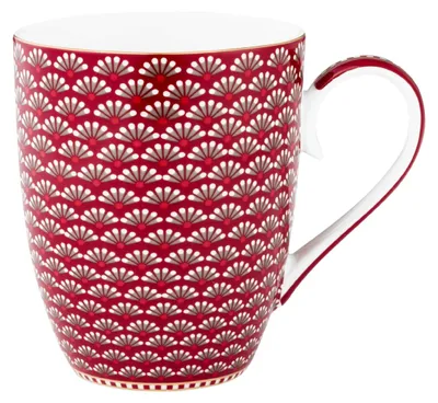 Produktbild von PIP STUDIO Blooming Tales Dark Red Large Henkelbecher 0,365l