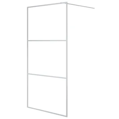 Obrázek produktu pro Sprchová zástěna walk-in stříbrná 100 x 195 cm čiré ESG sklo
