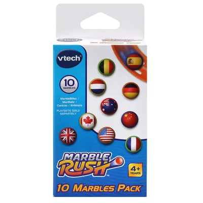 Produktbild von VTech Marble Rush Knikkers (set van 10) / Pack Marblebilles x 10, 4 Jahr(e), AA, Synthetisch, Mehrfarbig