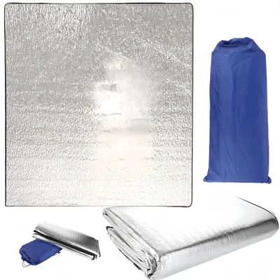 Produktbild von Elzusha – Ultraleichte Campingmatte, 200 x 200 cm, aus Aluminiumfolie