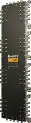 Produktbild von Televes 714507, 5 Eingänge, 37 Ausgänge, 950 - 2400 MHz, 47 - 862 MHz, 16 dB, 9 dB