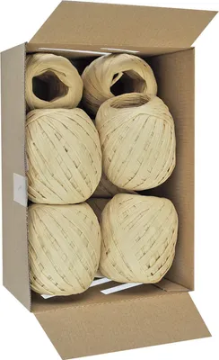 Produktbild von Goldina® 1094 00702 1030 Eiknäuel Raffia - 7 mm x 30 m, natur