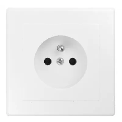 Immagine prodotto di Presa singola con messa a terra IP20 16A 250V bianco da incasso