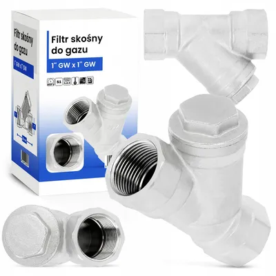 Produktbild von TRCR SR-T Gas-Schrägsitzfilter Messing 1'' GW