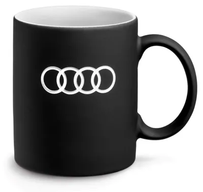 Zdjęcie produktu dla Audi 3291900500, porcelanowa filiżanka, pojemność 350 ml, kolor czarny