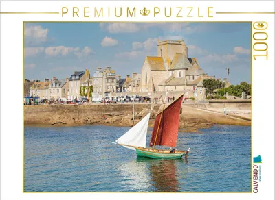 Produktbild von CALVENDO Puzzle Ein Motiv aus dem Kalender Pittoreske Normandie 1000 Teile Puzzle quer | 1000 Teile Lege-Größe 64x48cm Foto-Puzzle für glückliche Stunden