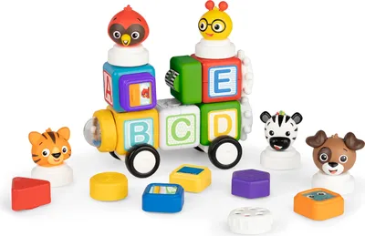 Obrázok produktu pre BABY EINSTEIN Connectables Hračka magnetické kocky s aktivitami Connect & Create 24ks, 6m+