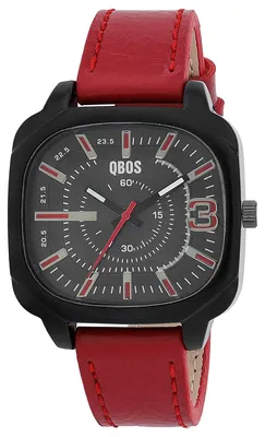 Produktbild von Herrenuhr Kunstleder  mit Kunstlederband und Mineralglas