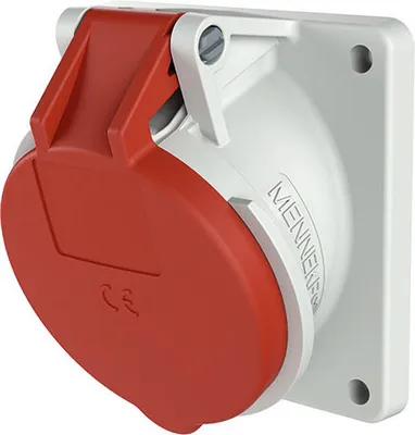 Obrázek produktu pro MENNEKES 3136 Úhlová zásuvka pro povrchovou montáž 32A4p 6H400V IP44