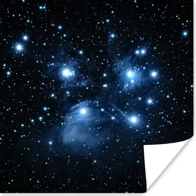 Produktbild von MuchoWow® Poster Universum - Planeten - Sterne - Jungen - Mädchen - Kinder 100x100 cm - Babyzimmer