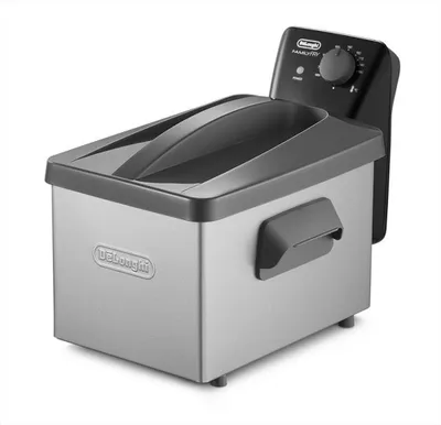 Produktbild von De Longhi F24518CZ Unabhängige elektrische Fritteuse, 2300 W, schwarzer Edelstahl
