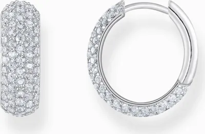 Obrázek produktu pro Stříbrné náušnice s bílými zirkony - Thomas Sabo Model: CR731-051-14