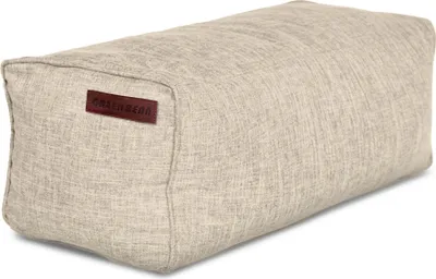 Produktbild von Green Bean® Indoor Sitzhocker Pouf 70x33x28cm EPS-Perlen Füllung -Home Linen Kuschelig Weich Waschbar - Drinnen Bodenkissen Liegekissen Sitzkissen Sitzhocker Sessel Kinder Erwachsene Stoff Sand