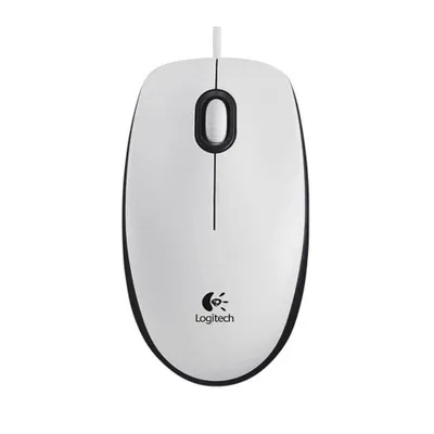 Imagen del producto de Logitech Ratón B100, conexión USB, color blanco