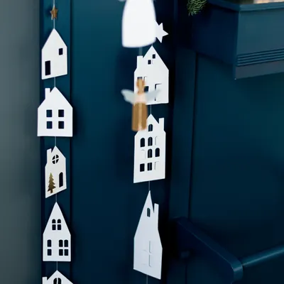 Produktbild von Häuschenkette Winterstadt kurz