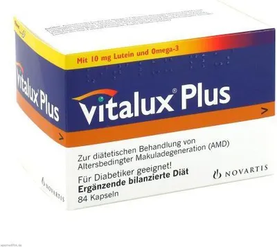 Produktbild von Vitalux Plus Lutein u. Omega3 Kapseln, 84 St KAP