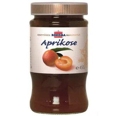Produktbild von Rokoma Aprikosen-Konfitüre extra 450g