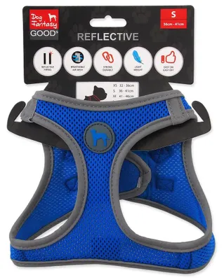 Image de Harnais Dog Fantasy Puppy S bleu 36-41 cm
