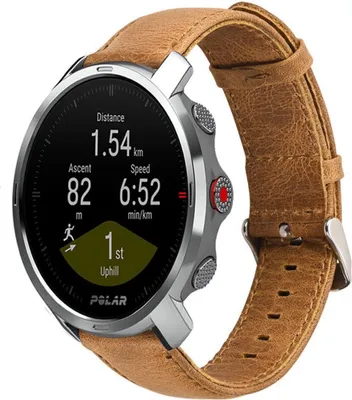 Produktbild von Strap-it Polar Grit X Lederarmband (Braun)