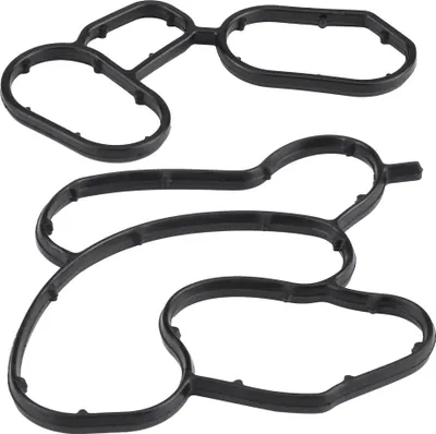 Produktbild von Motorölkühlerdichtung, 11427508970, Filterdichtung, hochwertiger Schwarz für Auto BMW