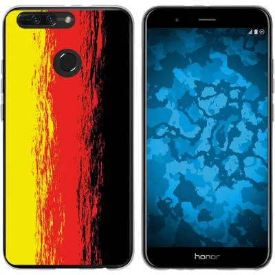 Produktbild von PhoneNatic Case kompatibel mit Huawei Honor 8 Pro Silikon-Hülle WM Deutschland M6