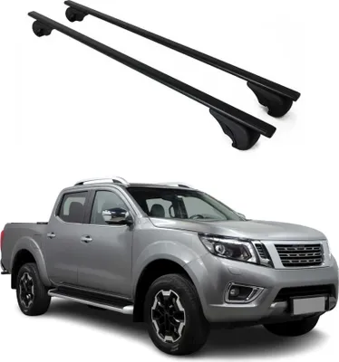 Obrázok produktu pre Priečne strešné nosiče pre Nissan Navara 2014–2020, čierna farba
