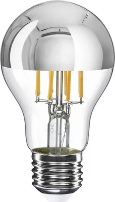 Image de BeBulbs Ampoule LED demi-sphère argentée A60 7W 650Lm E27 2700K Dimmable - A02