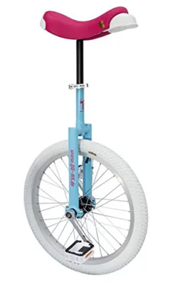 Produktbild von QU-AX 1107 Luxus Einrad 20' Alufelge, Reifen weiß, blau/pink/weiß