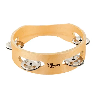 Produktbild von TrellaTon® Schellenkranz Ø 15 cm mit 4 Paar Tamburinschellen-Wiemann Lehrmittel