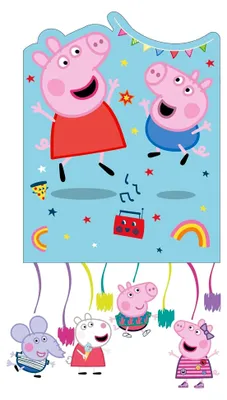 Produktbild von Papier-Piñata Peppa Wutz, Bunt