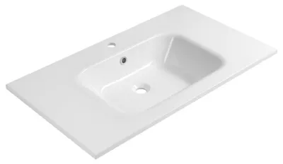 Obrázek produktu pro ARECA umyvadlo z litého mramoru, 91 x 51,5 cm, bílé