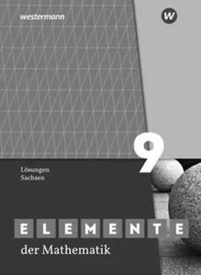 Obrázek produktu pro Elemente der Mathematik SI 9. Lösungen. Für Sachsen