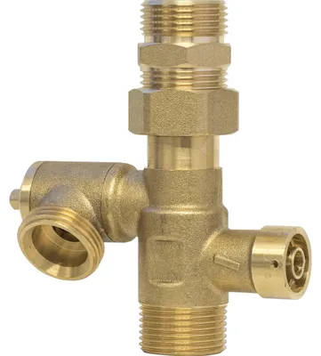 Produktbild von EDER SPIROTECH Wartungseinheit 3/4" AG/AG, für Expansionsgefäß, mit drehb. EH 1/4", 1 Stk.