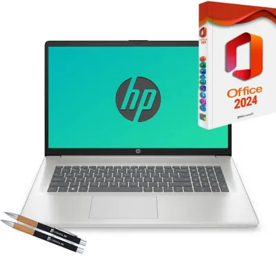 Produktbild von HP 17-cn31, Intel Core i7-1355U, 64GB RAM, 2000GB SSD, Windows 11 Pro + MS Office 2024 Pro, 44cm (17.3") Full HD