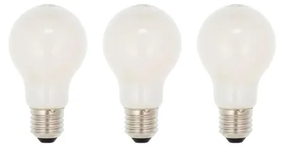 Productafbeelding van Vito Lighting LED Peerlamp A60 E27 Mat - 10W 980lm 2700K - Warmwit - Vervangt 70W - 3 stuks