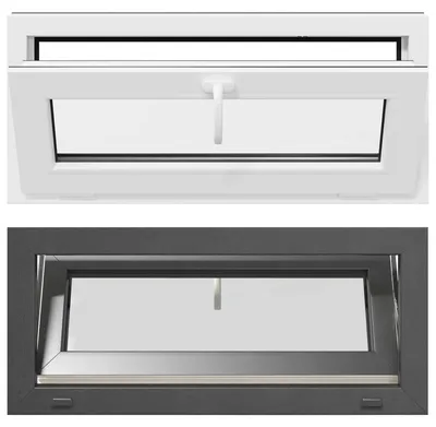 Produktbild von vidaXL Kellerfenster RISOR 90 x 40 cm PVC und Glas