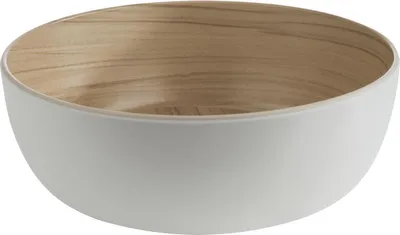Produktbild von APS-Germany FRIDA, Servierschüssel, Melamin, Beige, Weiß, Rund, 1,8 l, 215 mm