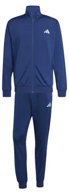 Produktbild von Adidas Trainingsanzug TS, Dunkelblau, Größe S, mit Reißverschluss und Kängurutasche