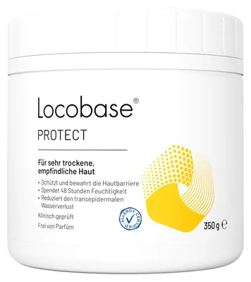 Produktbild von Locobase Protect Creme 350g - Feuchtigkeitscreme für trockene Haut - parfümfrei