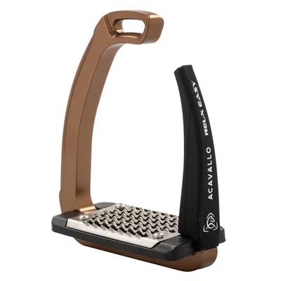 Produktbild von Acavallo Steigbügel Real-X Easy Sicherheitssteigbügel Bronze