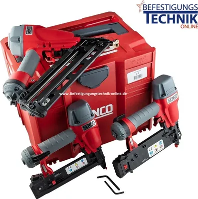 Produktbild von Senco Systainer Set Stiftnagler Finish Pro18MG 35MG Klammergerät SLS18MG-L Typ L KL-12 BR-03 BR-06