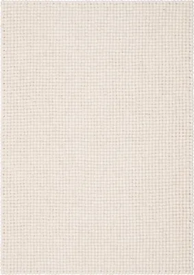 Produktbild von Mono Filzkugelteppich Rechteckig 120 x 170 cm Weiß